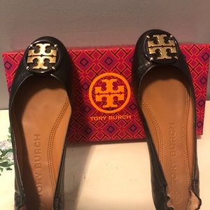 Tory Burch Multi Logo Ballet-6M